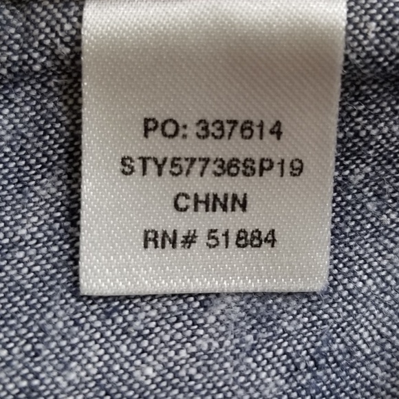 Patagonia Men’s‎ Blue Chambray Back Step Shorts Size: 34 - Picture 10 of 10